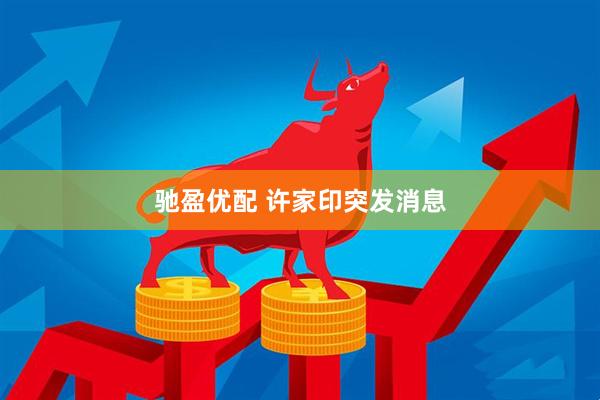 驰盈优配 许家印突发消息