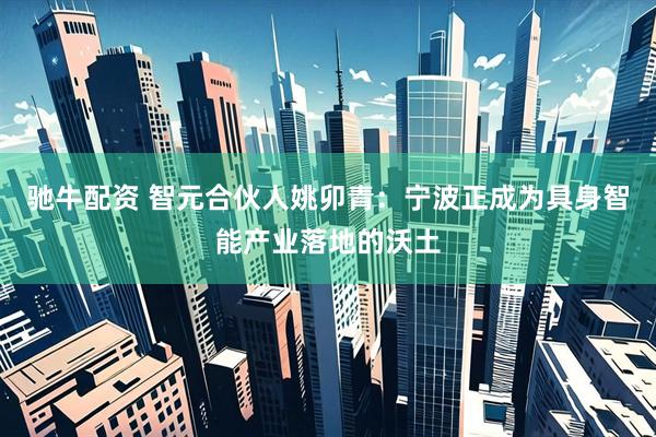 驰牛配资 智元合伙人姚卯青：宁波正成为具身智能产业落地的沃土