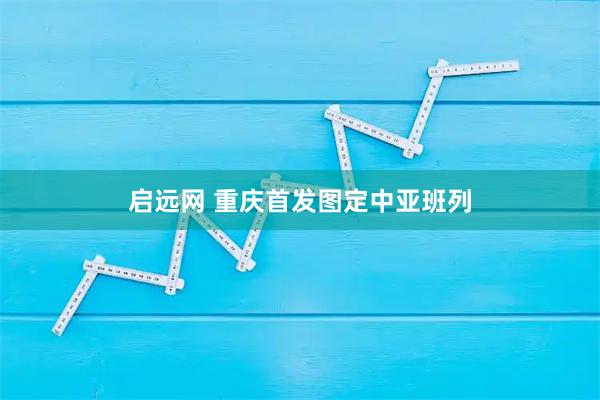 启远网 重庆首发图定中亚班列